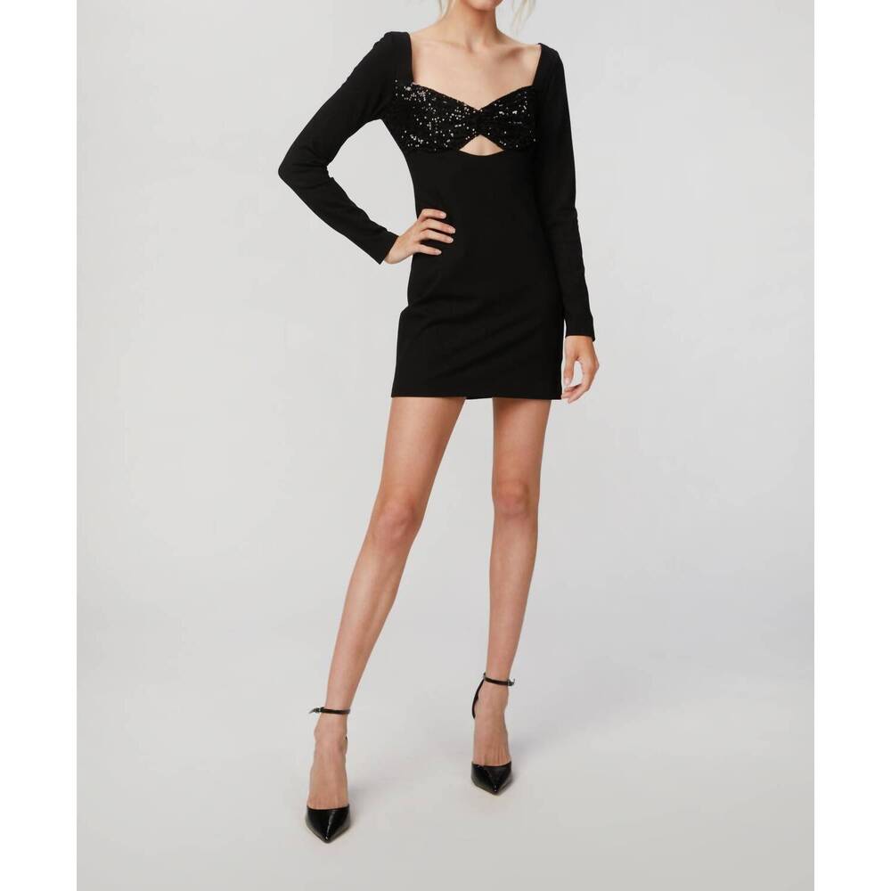 NEW IN THE MOOD FOR LOVE blair dress in black